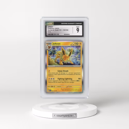 2023 Scarlet & Violet 151 - MEW EN #135/165 Jolteon - Holo (CGC 9 MINT)