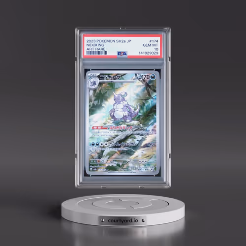 2023 Pokémon Sv2a-Pokémon 151 #174 Nidoking - Art Rare (PSA 10 GEM MINT)