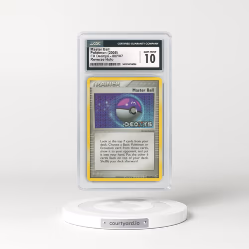 2005 EX Deoxys #88 Master Ball - Holo (CGC 10 GEM MINT)