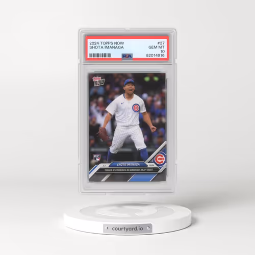 2024 Topps Now #27 Shota Imanaga (PSA 10 GEM MINT)