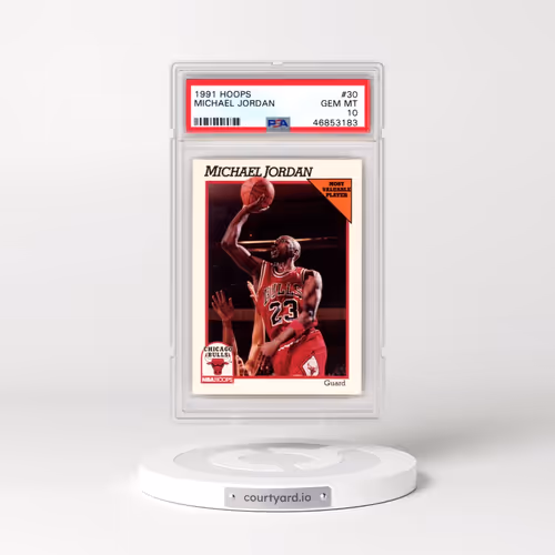 1991 Hoops #30 Michael Jordan (PSA 10 GEM MINT)