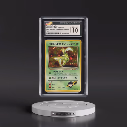 1998 Gym Booster 1: Leaders' Stadium Rocket's Scyther - Holo (CGC 10 GEM MINT)