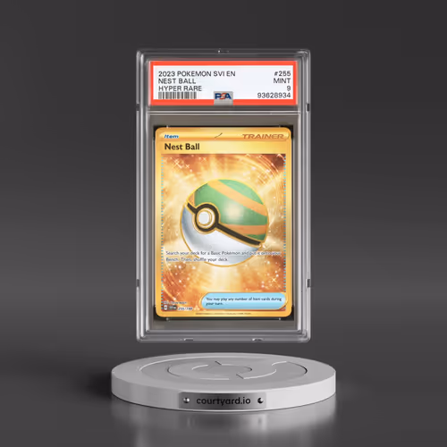 2023 Pokémon Svi EN-Scarlet & Violet #255 Nest Ball - Hyper Rare (PSA 9 MINT)