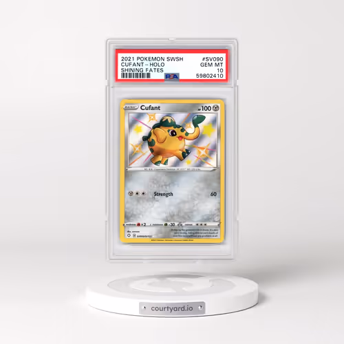 2021 Pokémon Sword & Shield Shining Fates #SV090 Cufant - Holo (PSA 10 GEM MINT)