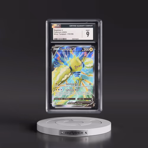 2022 Silver Tempest #175/195 Regieleki V - Ultra Rare Holo (CGC 9 MINT)