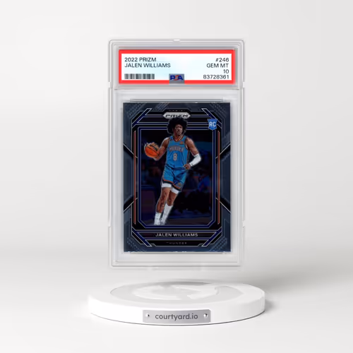 2022 Panini Prizm #246 Jalen Williams (PSA 10 GEM MINT)