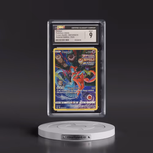 2023 Crown Zenith #GG12/GG70 Deoxys - Galarian Gallery Holo (CGC 9 MINT)