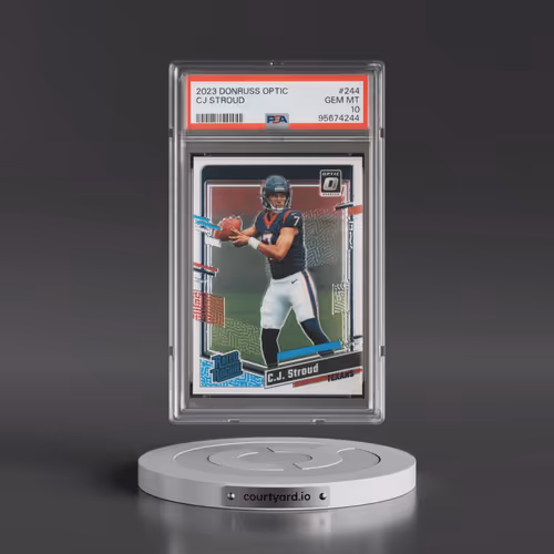 2023 Panini Donruss Optic #244 CJ Stroud (PSA 10 GEM MINT)