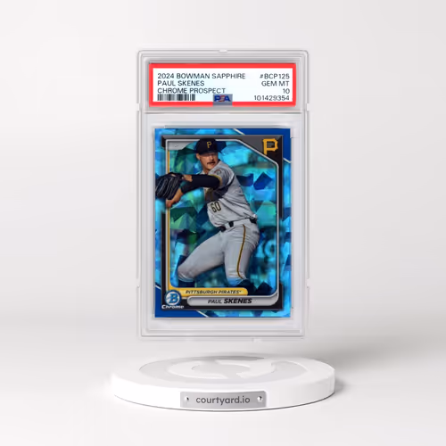 2024 Bowman Sapphire Edition Chrome Prospects #BCP125 Paul Skenes (PSA 10 GEM MINT)
