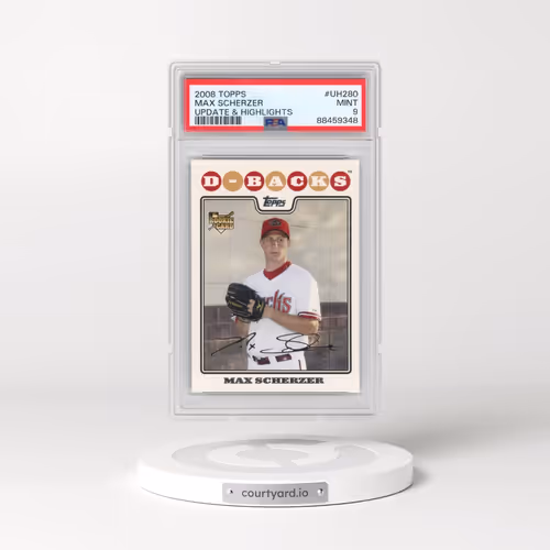 2008 Topps Update & Highlights #UH280 Max Scherzer (PSA 9 MINT)