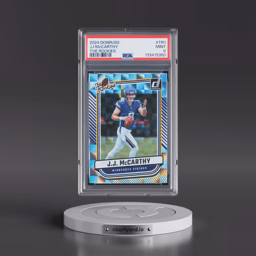 2024 Panini Donruss the Rookies #TR1 JJ McCarthy (PSA 9 MINT)
