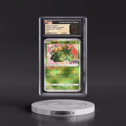 2022 Pokémon GO #004/071 Radiant Venusaur - Holo (CGC 10 PRISTINE)