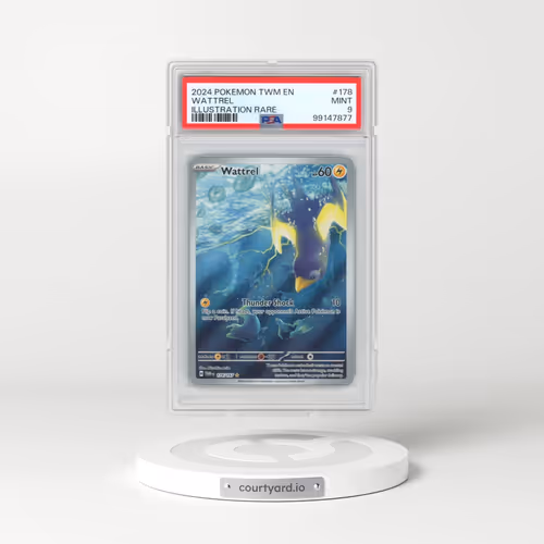 2024 Pokémon Twm EN-Twilight Masquerade #178 Wattrel - Illustration Rare (PSA 9 MINT)