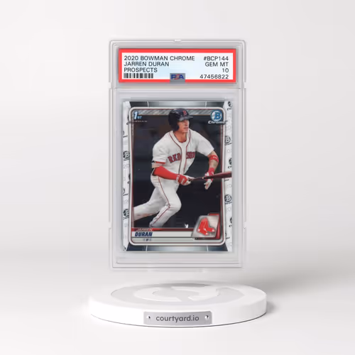 2020 Bowman Chrome Prospects #BCP144 Jarren Duran (PSA 10 GEM MINT)