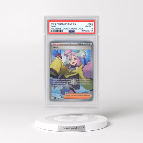 2024 Pokémon Svp EN-SV Black Star Promo #124 Iono - Iono Premium Tournament Collection (PSA 8 NM-MT)