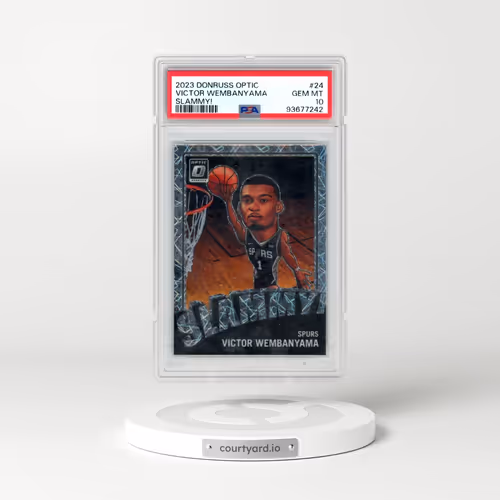 2023 Panini Donruss Optic Slammy! #24 Victor Wembanyama (PSA 10 GEM MINT)