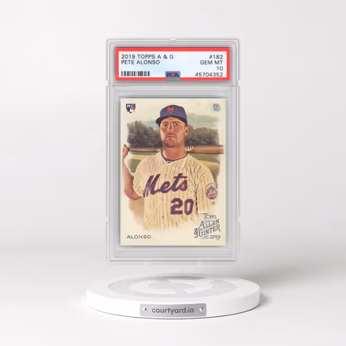 2019 Topps Allen & Ginter #182 Pete Alonso (PSA 10 GEM MINT)