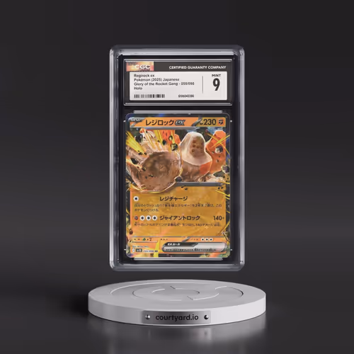 2025 Glory of the Rocket Gang - sv10 #055/098 Regirock ex - Holo (CGC 9 MINT)
