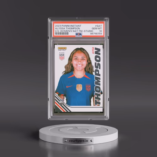 2023 Panini Instant US Women's National Team-Studio #SAT Alyssa Thompson (PSA 10 GEM MINT)