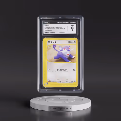 2001 Base Expansion Pack #026/128 Rattata - 1st Edition (CGC 9 MINT)