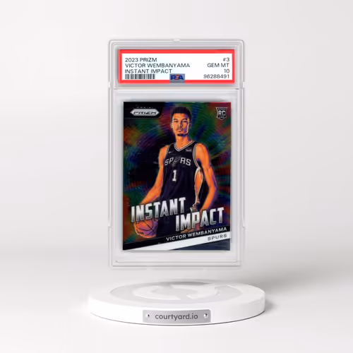 2023 Panini Prizm Instant Impact #3 Victor Wembanyama (PSA 10 GEM MINT)