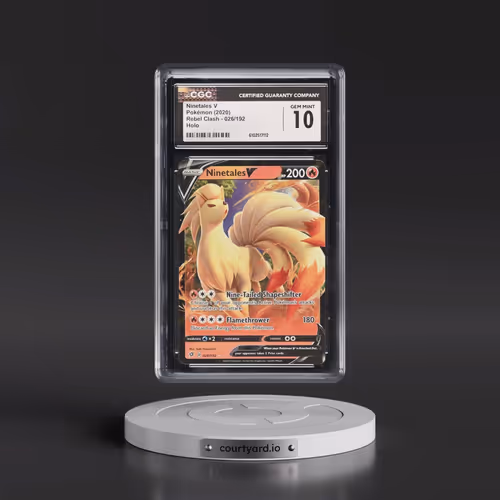 2020 Rebel Clash #026/192 Ninetales V - Holo (CGC 10 GEM MINT)