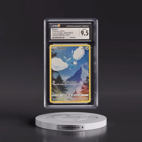 2022 Crown Zenith #GG27/GG70 Swablu - Galarian Gallery Holo (CGC 9.5 MINT+)