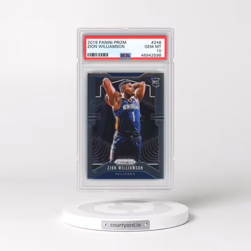 2019 Panini Prizm #248 Zion Williamson (PSA 10 GEM MINT)