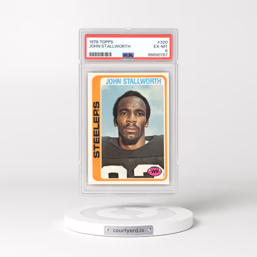 1978 Topps #320 John Stallworth (PSA 6 EX-MT)