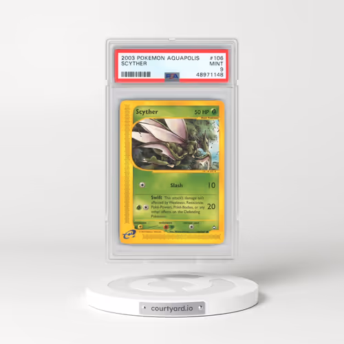 2003 Pokémon Aquapolis #106 Scyther (PSA 9 MINT)