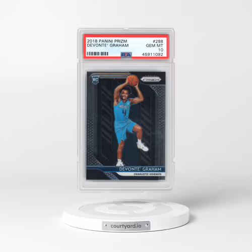2018 Panini Prizm #288 Devonte' Graham (PSA 10 GEM MINT)