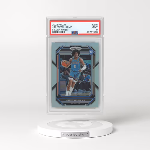 2022 Panini Prizm #246 Jalen Williams - Silver Prizm (PSA 9 MINT)