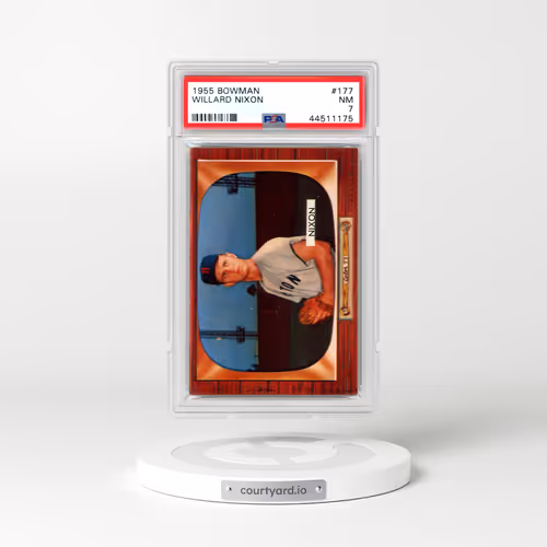 1955 Bowman #177 Willard Nixon (PSA 7 NM)