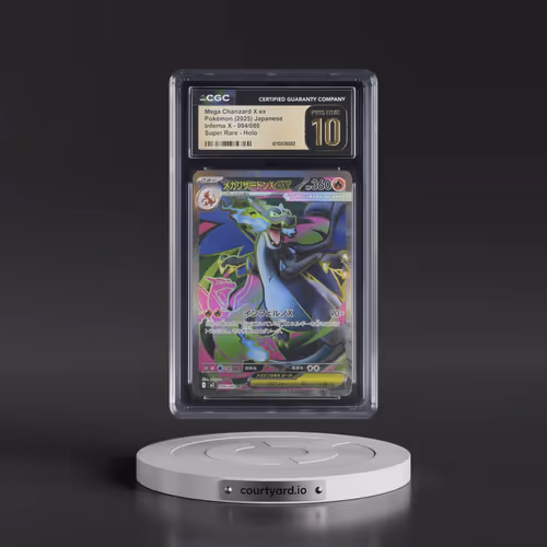 2025 Inferno X - M2 #094/080 Mega Charizard X ex - Super Rare Holo (CGC 10 PRISTINE)