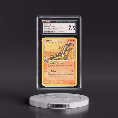 2006 EX Dragon Frontiers #40/101 Swellow δ (CGC 7.5 NM+)