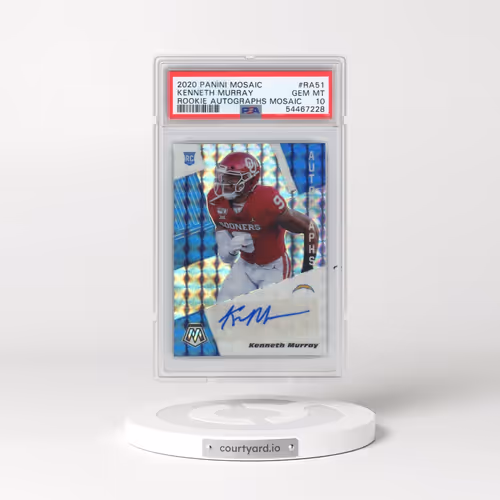 2020 Panini Mosaic Rookie Autographs Mosaic #RA51 Kenneth Murray (PSA 10 GEM MINT)