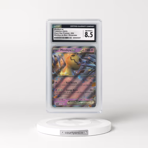 2023 Black Star Promos - Scarlet & Violet SVP EN #004 Mimikyu ex - Mimikyu ex Box / Showcase (CGC 8.5 NM-MT+)