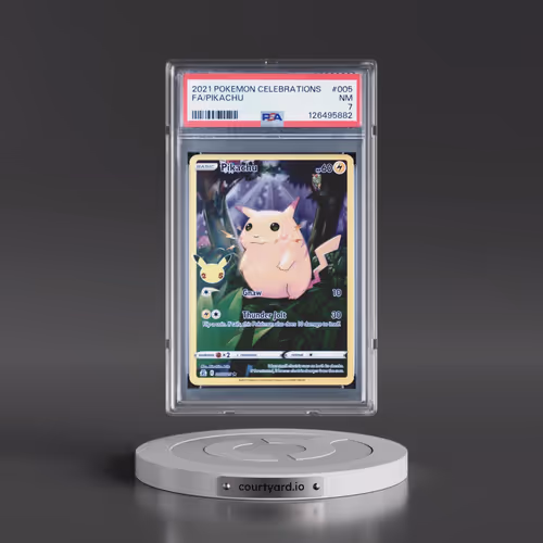 2021 Pokémon Celebrations #005 Pikachu - Full Art (PSA 7 NM)