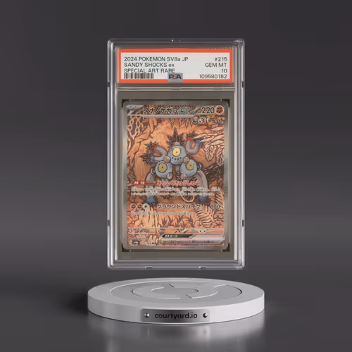 2024 Pokémon Sv8a-Terastal Fest EX #215 Sandy Shocks EX - Holo Special Art Rare (PSA 10 GEM MINT)