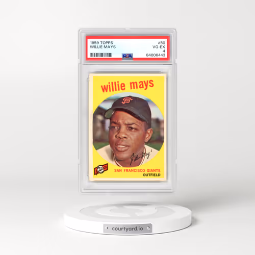 1959 Topps #50 Willie Mays (PSA 4 VG-EX)