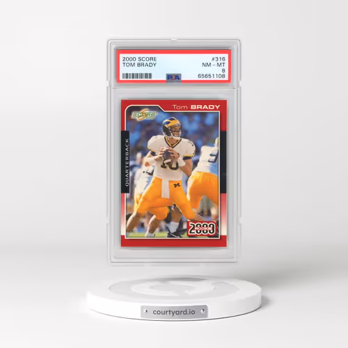 2000 Score #316 Tom Brady (PSA 8 NM-MT)