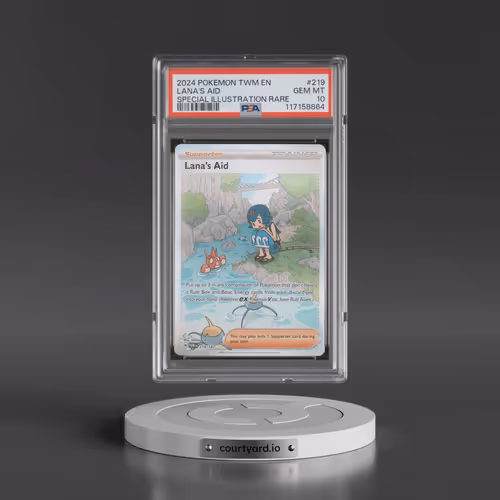 2024 Pokémon Twm EN-Twilight Masquerade #219 Lana's Aid - Special Illustration Rare (PSA 10 GEM MINT
