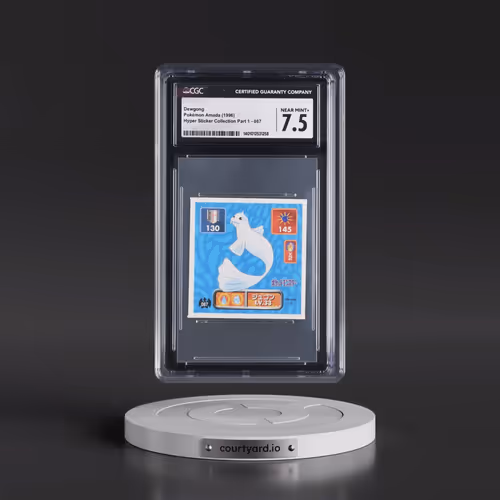 1996 Hyper Sticker Collection Part 1 (1996) #087 Dewgong (CGC 7.5 NM+)