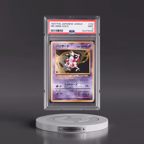 1997 Pokémon Jungle #122 Mr. Mime - Holo (PSA 9 MINT)