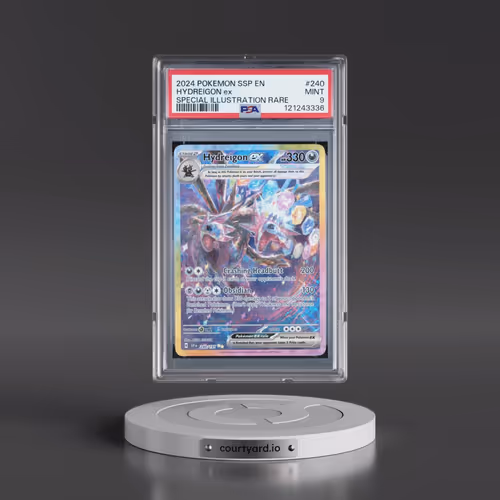 2024 Pokémon Ssp EN-Surging Sparks #240 Hydreigon EX - Holo Special Illustration Rare (PSA 9 MINT)