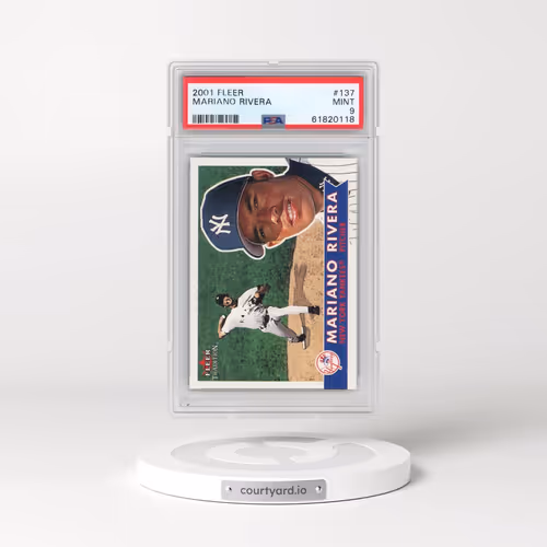 2001 Fleer #137 Mariano Rivera (PSA 9 MINT)