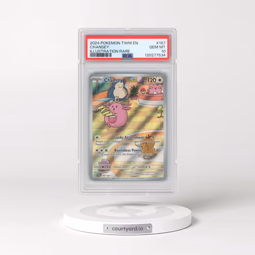 2024 Pokémon Twm EN-Twilight Masquerade #187 Chansey - Illustration Rare (PSA 10 GEM MINT)