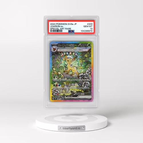 2024 Pokémon Sv8a-Terastal Fest EX #200 Leafeon EX - Holo Special Art Rare (PSA 10 GEM MINT)