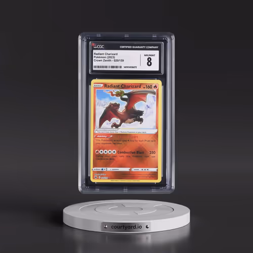 2023 Crown Zenith #020/159 Radiant Charizard - Holo (CGC 8 NM-MT)