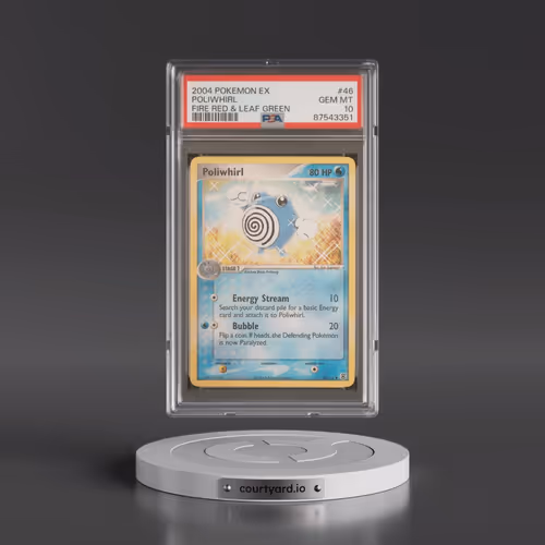 2004 Pokémon EX Fire Red & Leaf Green #46 Poliwhirl (PSA 10 GEM MINT)